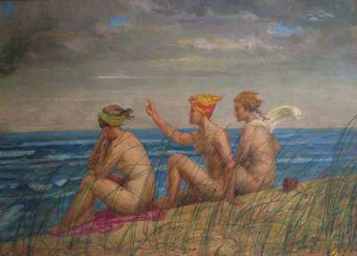 The Three Graces - Tedeschi Giovanni Battista 